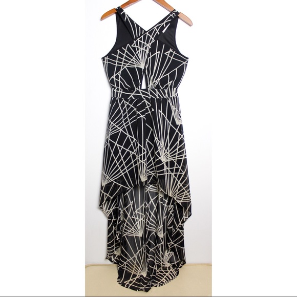 Lush Dresses & Skirts - LUSH Nordstrom Chiffon High Low Criss Cross Dress